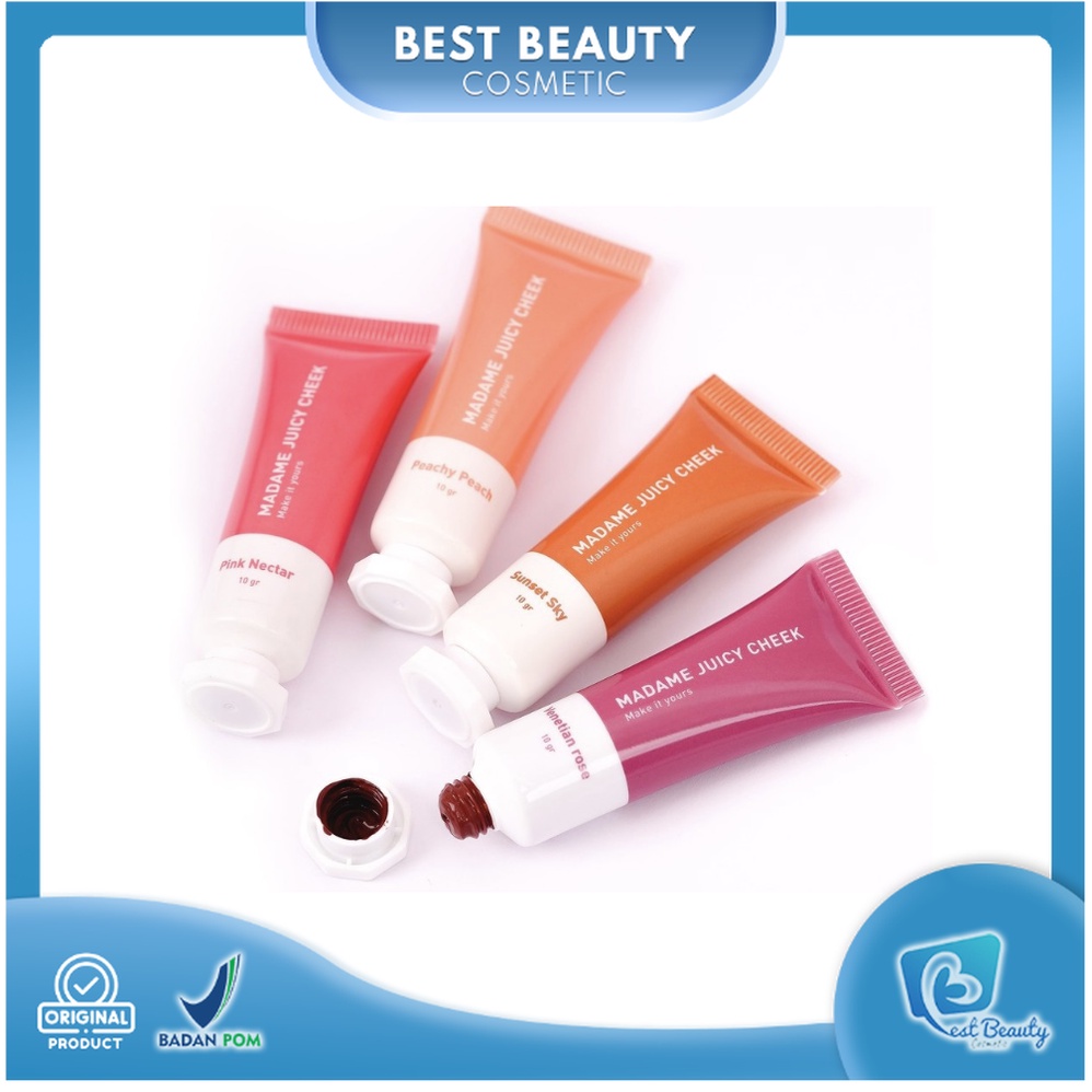 ★ BB ★ Madame Gie Juicy Cheek 3 In 1 - Make Up Blush On Cream