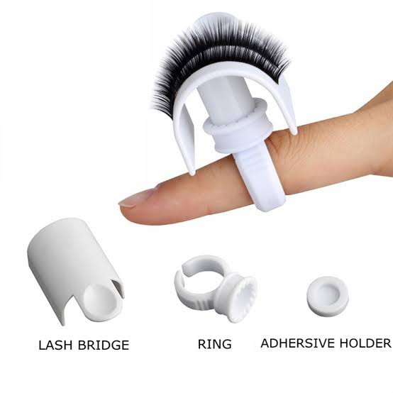 Ring Holder for Eyelash Extension Cincin Lem Bulu Mata Extension