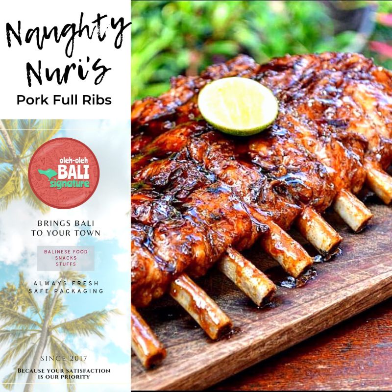 Naughty Nuris Full Pork Ribs / Nuris Pork Belly Satay / Nuris Pork Rendang / Nuris Ayam Bakar Bali (
