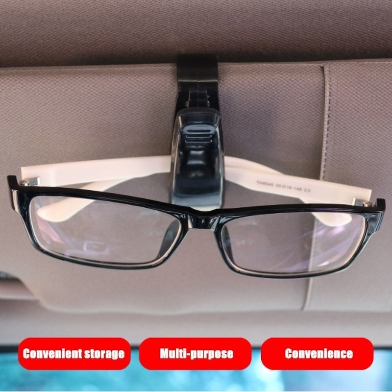 1Pc Car Sun Glasses Clip Car Auto Glasses Sunglasses Storage Clip Car Sun Visor Glasses Holder Car Accessories