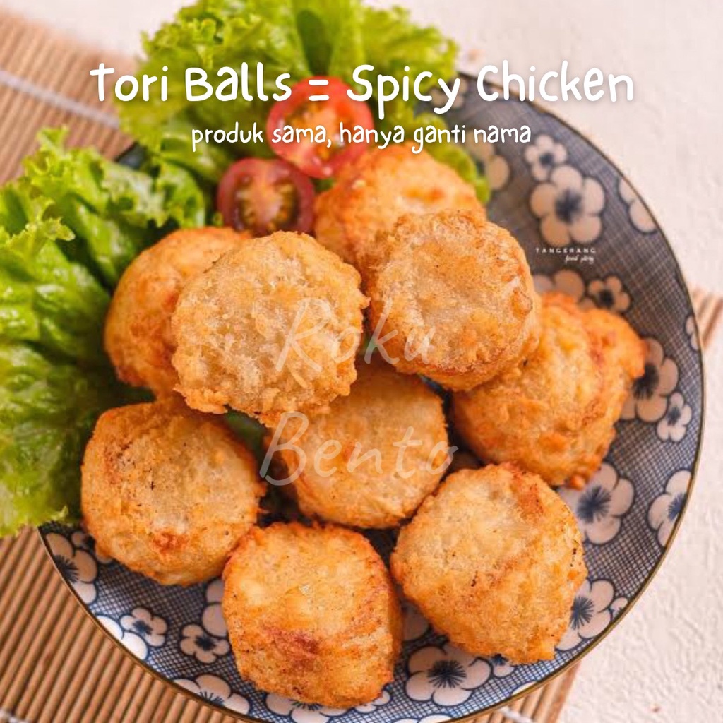 Tori Ball Nugget Ayam ala Roku Bento Homemade Frozen Nugget Ayam ala Jepang (Spicy Chicken)