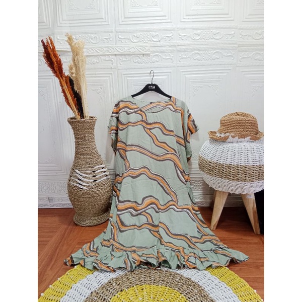 Daster Tunik Ruffle Jumbo