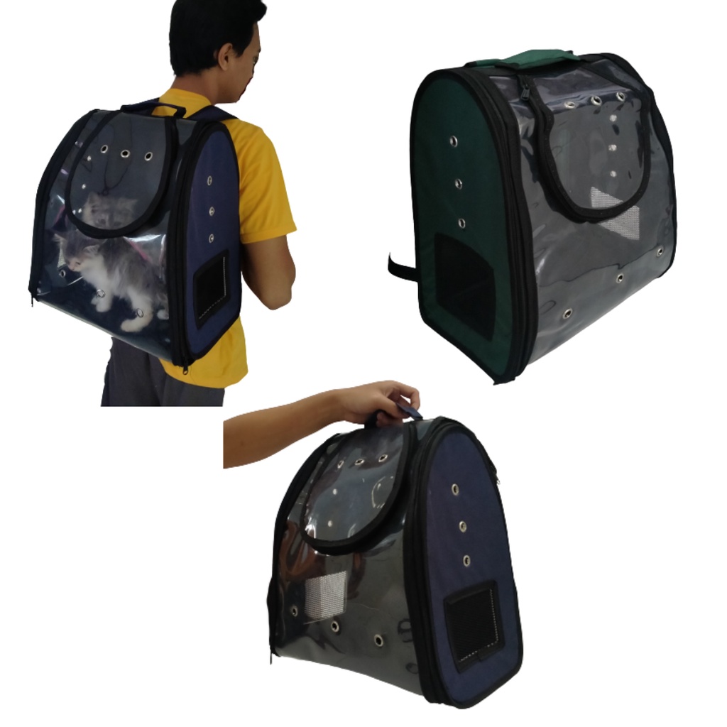 TAS RANSEL KUCING 3 PINTU TRANSPARAN / TAS RANSEL PET ASTRONOT KEPALA TRANSPARAN 3 PINTU