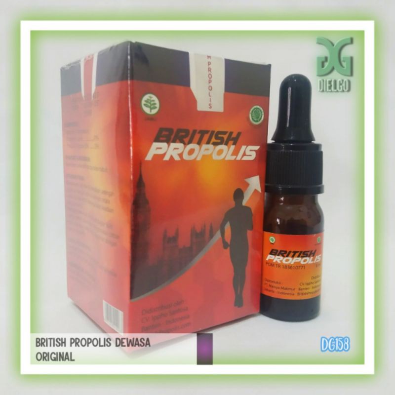 

British Propolis Dewasa Asli Original Ippho Obat Suplemen Herbal Ori DG158