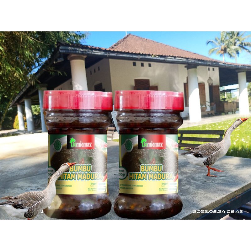 

SAMBEL BEBEK MADURA BUMBU HITAM DEMIEMAX, bumbu Madura Asli