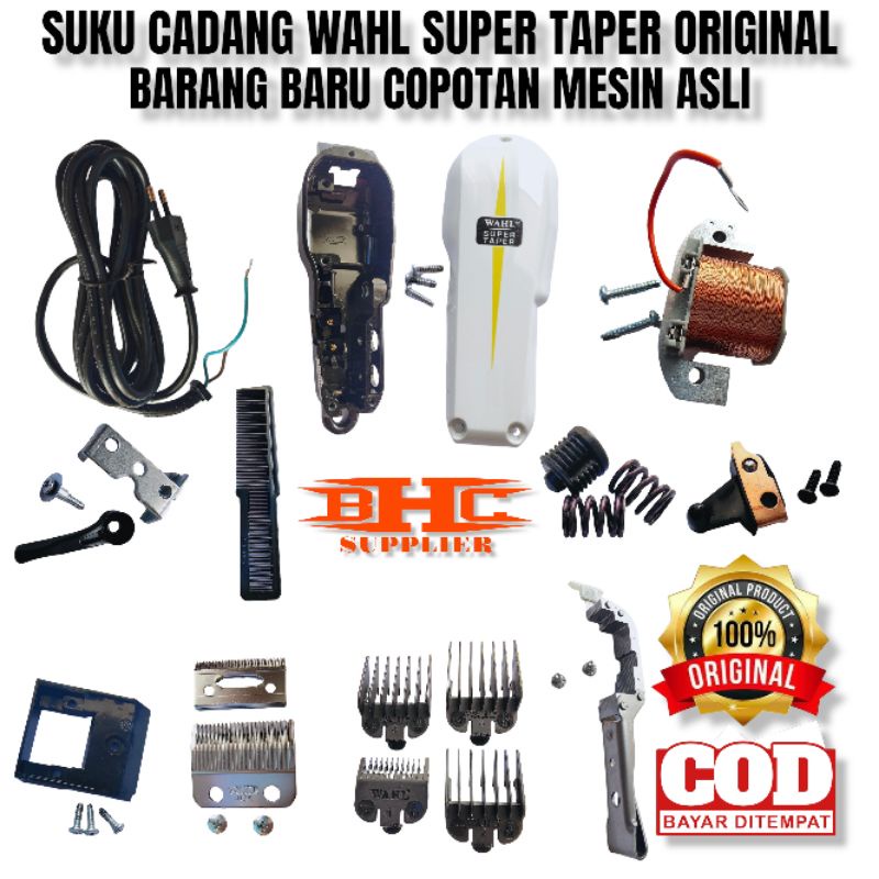 WAHL PER SETTINGAN POWER BLADE PISAU SUPER TAPER ORIGINAL SPERPART TAPER LENGKAP KOIL SPUL DUDUKAN