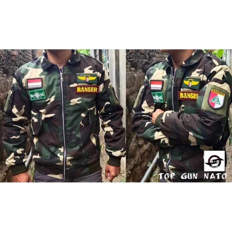 Jaket Banser - Jaket Banser Top Gun - Jaket Top Gun Nato