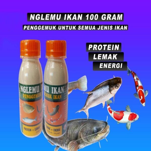 NGLEMU Ikan 100gr 100 gram Obat Vitamin Penggemuk Penambah Berat Badan