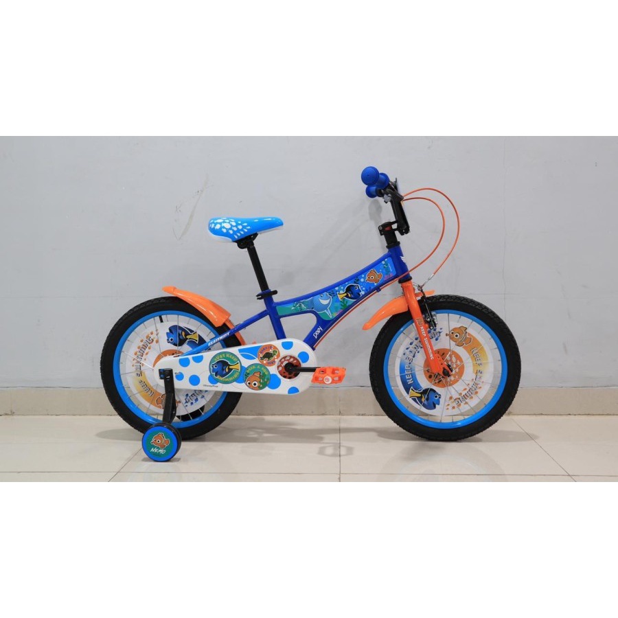 BMX 18 Element Cars 1.0 Nemo 1.0 Spiderman 4.0 Sepeda Anak Lightning McQueen Finding Dory Disney Pixar Marvel Cinematic Universe