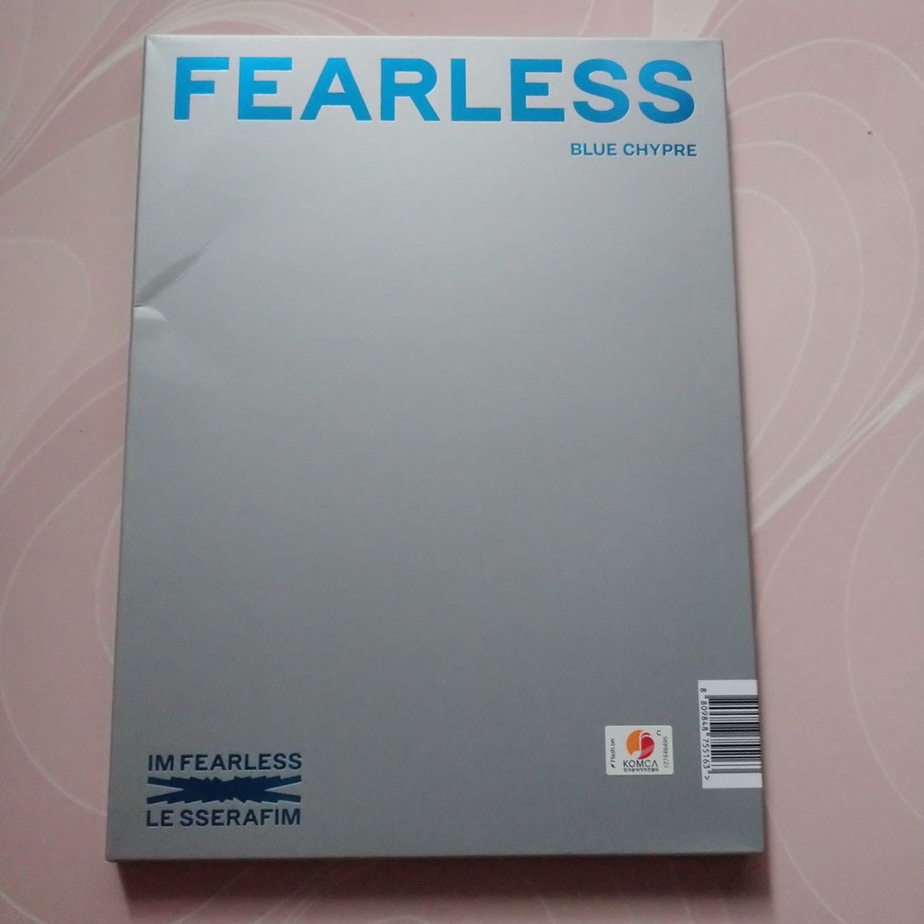 [READY STOCK] UNSEALED ALBUM LE SSERAFIM FEARLESS BLUE CHYPRE