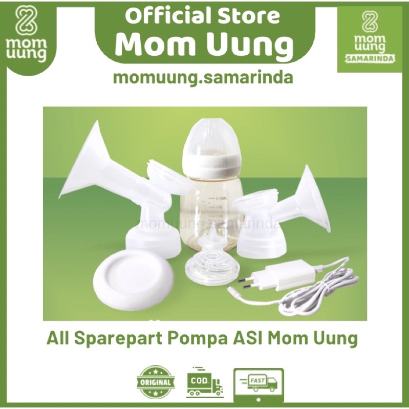 SPAREPART POMPA ASI / Breast Pump Mom Uung Original Suku Cadangan Asli Pompa Momuung Samarinda Balikpapan smd