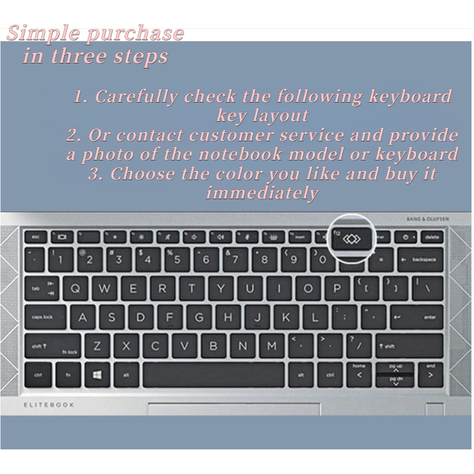 Film Pelindung keyboard Anti Debu Untuk HP Zhan X 13 Ryzen 13.3 inch HP Probook635 Aero Elitebook 835 G6 / G7 / G8 Elitebook 830 G7