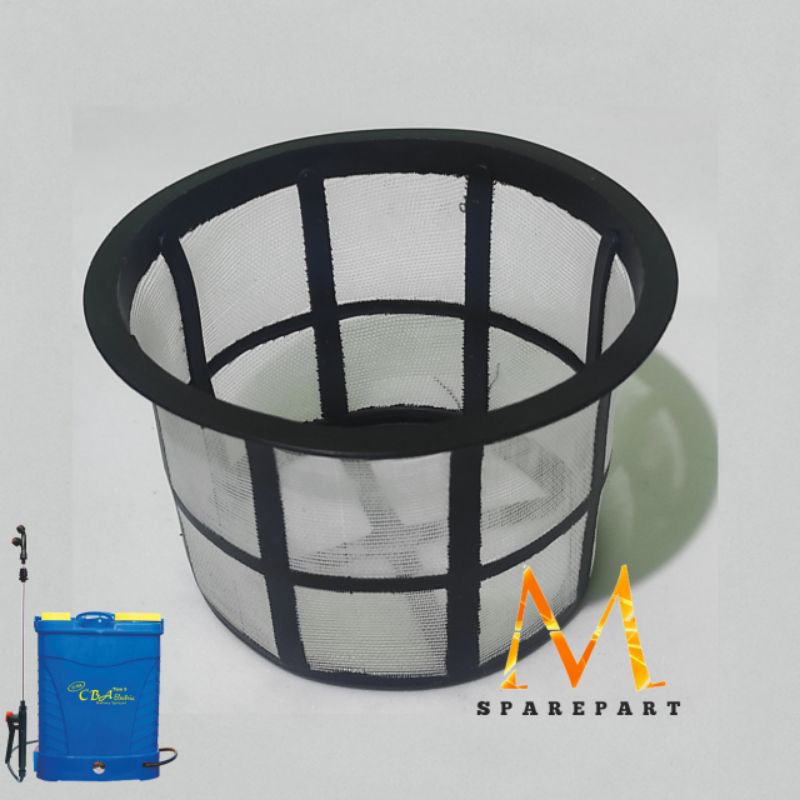 Saringan tangki sprayer semprot hama elektrik baterai aki cba