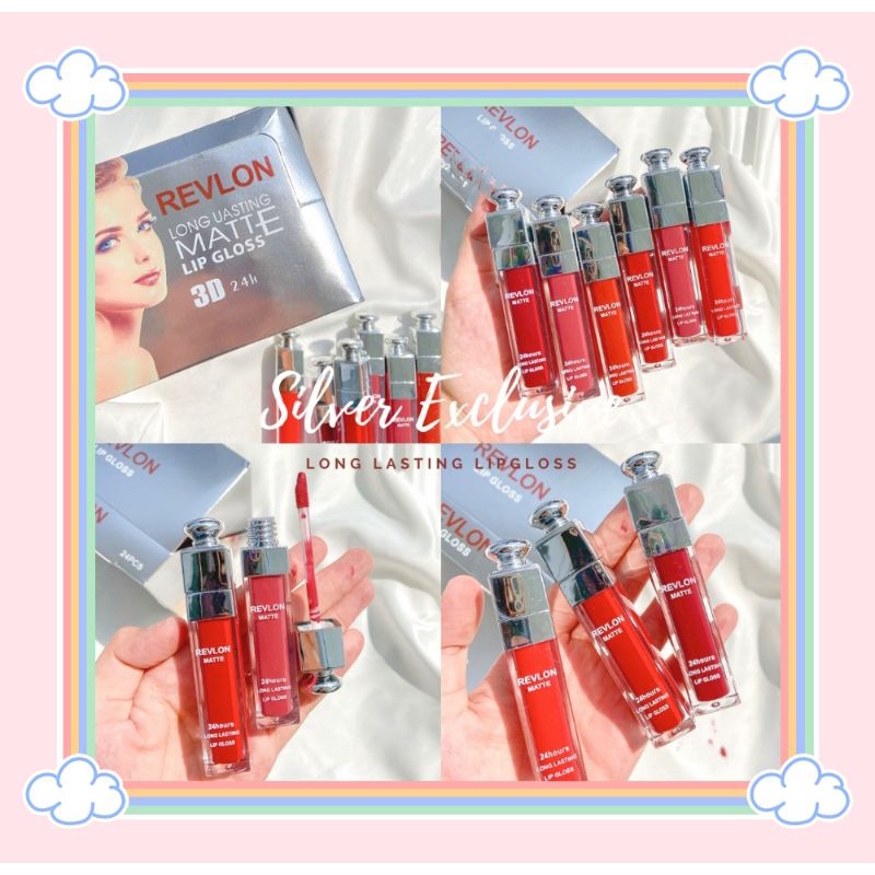 PROMO PER12PCS!!!LIP GLOSS REVLON PENTOL TUTUP EMAS/TUTUP SILVER