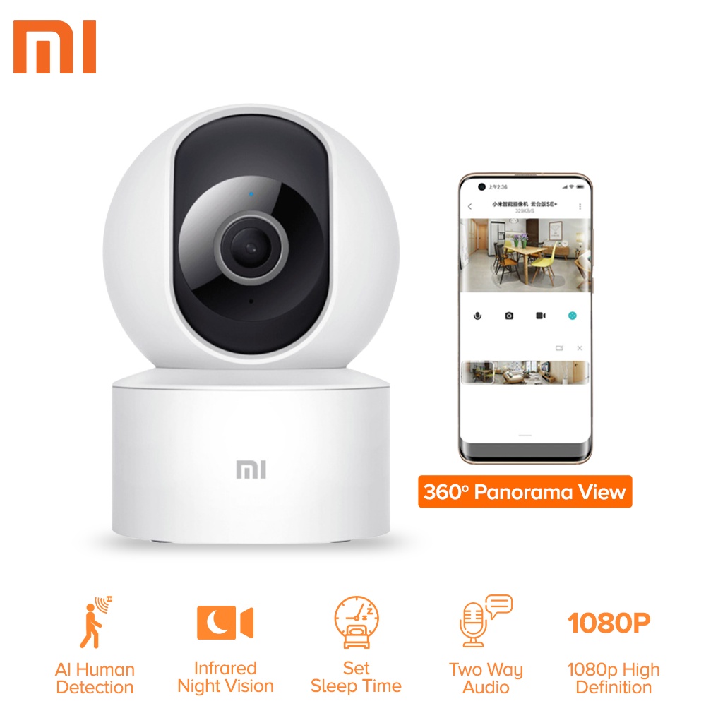 XIAOMI MI HOME SMART SECURITY CAMERA 360 1080P KAMERA CCTV GARANSI RESMI