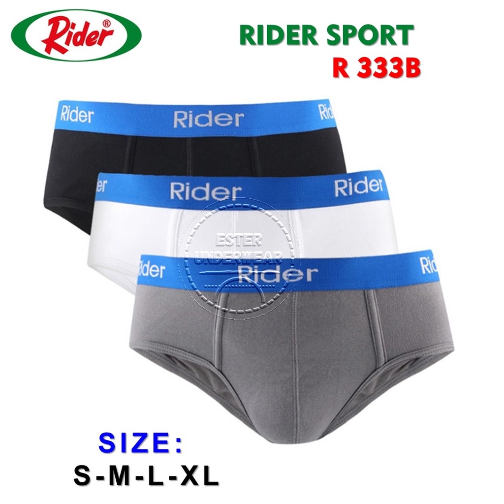 Celana Dalam pria Rider Sport R 333 B Isi 3Pcs/Pack