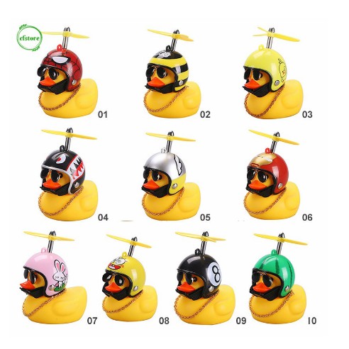 Trend-Tik Tok Bebek Helm Aksesoris Sepeda LED Helm Sepeda cute Sepeda Bebek