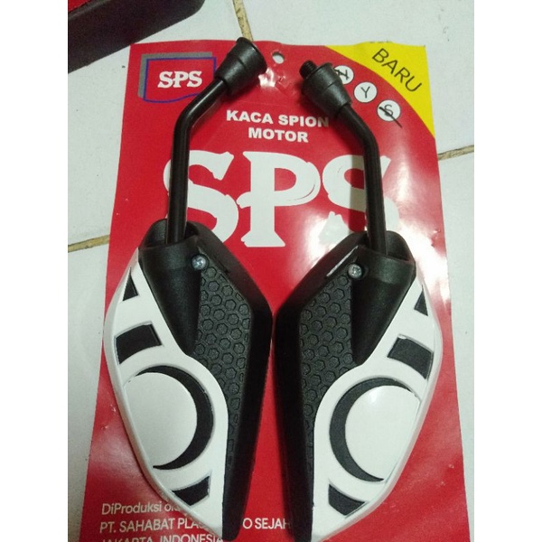 variasi spion motor beat Vario scopy Blade Supra x Revo Genio universal Honda putih-Variasi putih