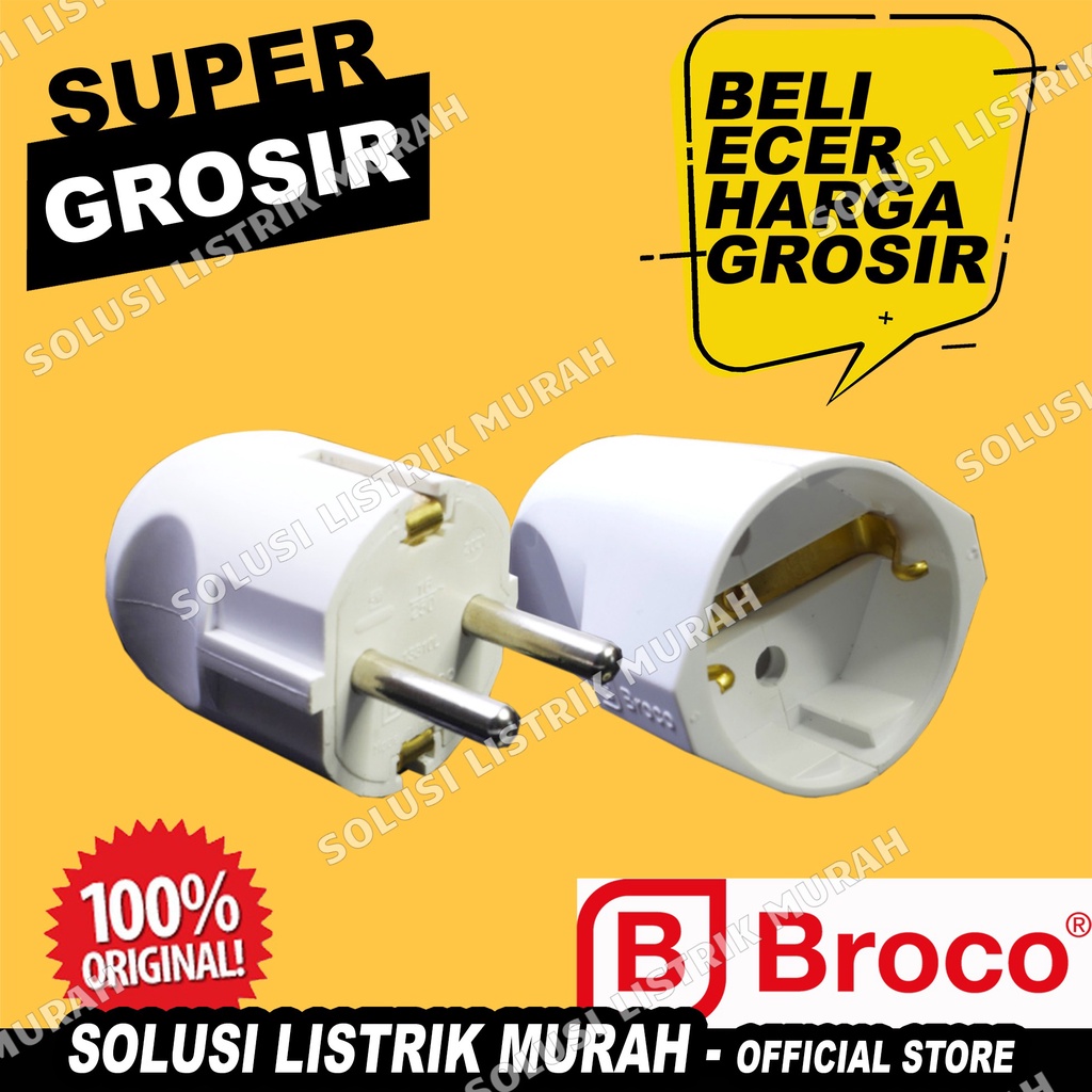 Broco Steker Arde / Kontra Steker Arde Colokan Listrik