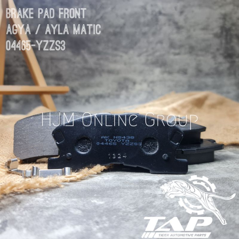 BRAKE DISC PAD - KAMPAS REM DEPAN AGYA AYLA MATIC