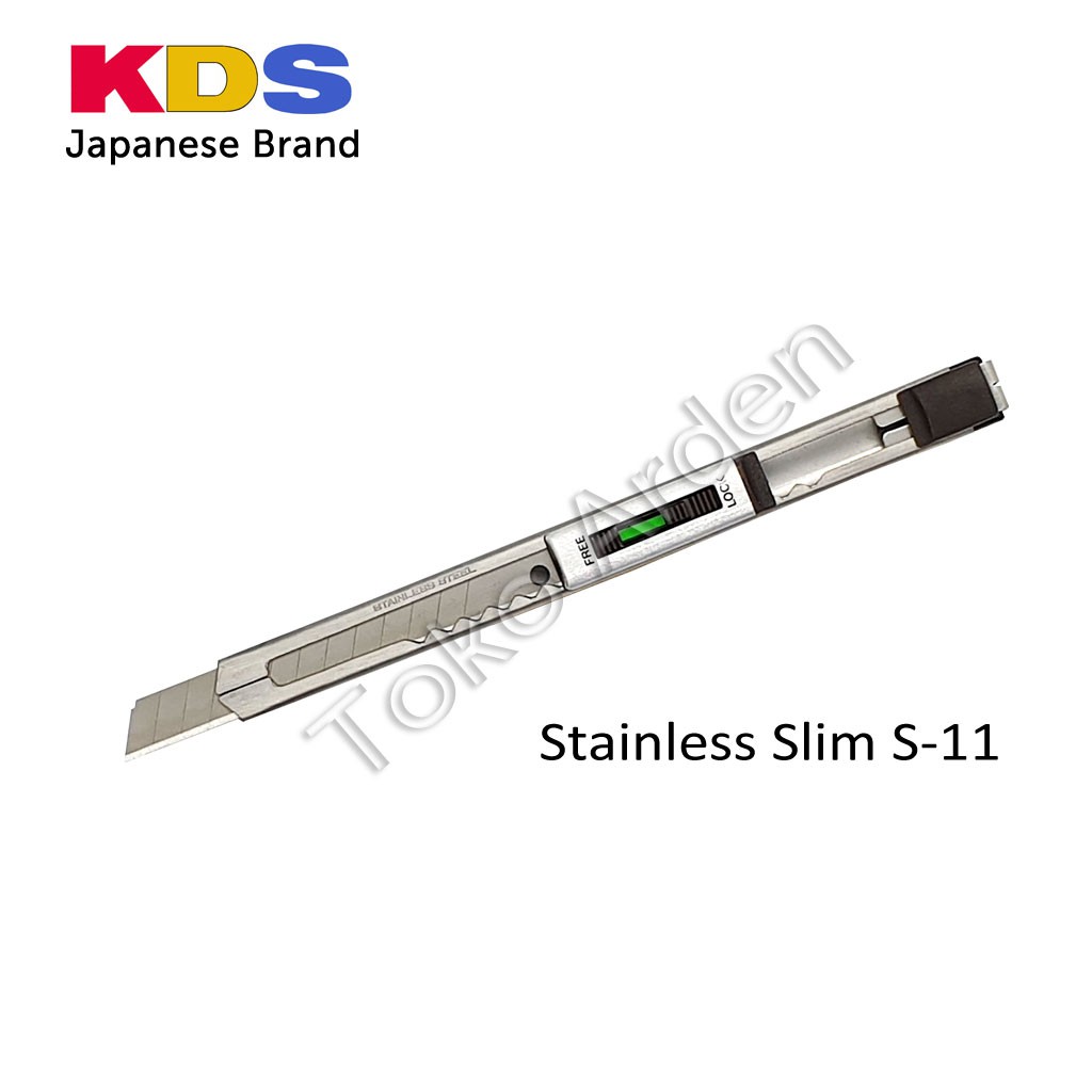 

Pisau Cutter KDS Stainless Slim S-11 / KDS CUTTER