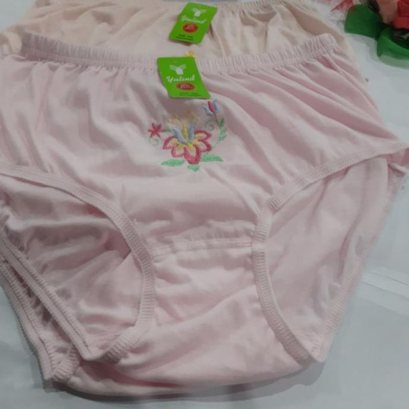 Celana dalam wanita dewasa motif sablon dan bordir termurah | cd yutind bahan katun