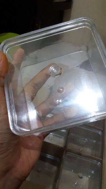 Toples Easytop Kotak Polos Kue Kering 300 Gram 712 @12pcs