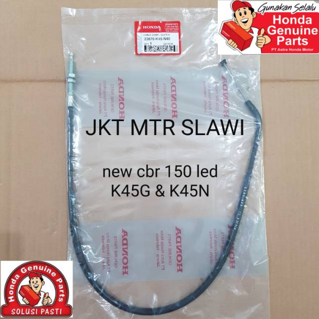 22870-K45-N40 kabel kopling new cbr 150 k45G ori honda ahm asli honda