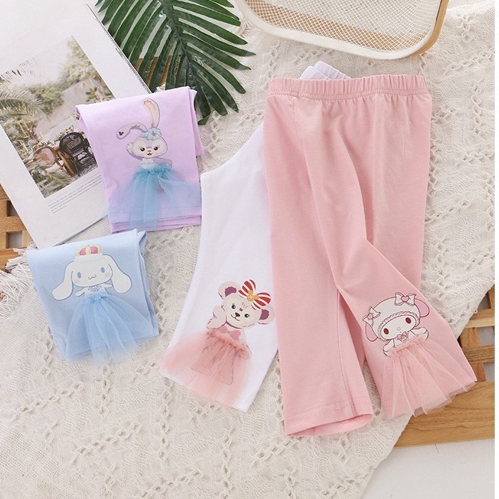 LEGGING CELANA ANAK PEREMPUAN DUFFY MOTIF 3D PANJANG MOTIF HEWAN