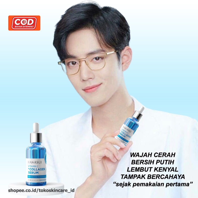 Ampuh! Serum Pria Mencerahkan Wajah Kusam Warna Kulit Wajah yang Tidak Merata Memudarkan Bekas Jerawat dan &amp; Memulihkan Kantung Mata Sudah BPOM