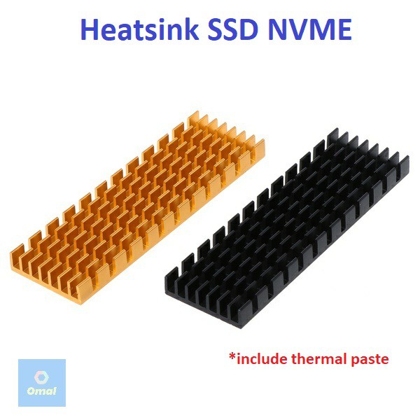 Heatsink SSD NGFF NVME SATA Laptop Notebook Cooling Pendingin 2 Lines