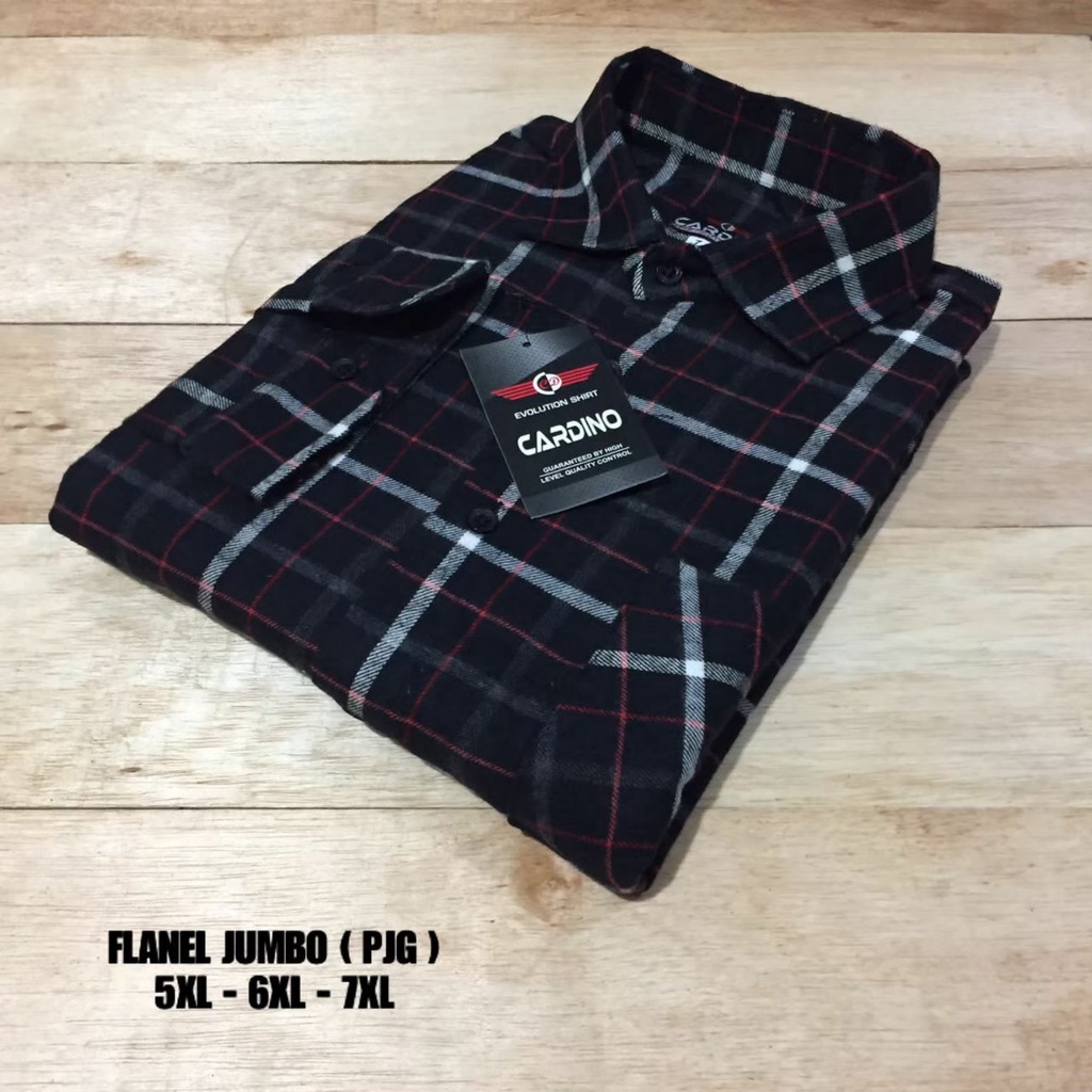 KEMEJA FLANEL PRIA PREMIUM DISTRO JUMBO BIG SIZE [BISA COD] flanel jumbo XXL XXXL XXXXL lengan panjang pria/ import motif ter baru distro