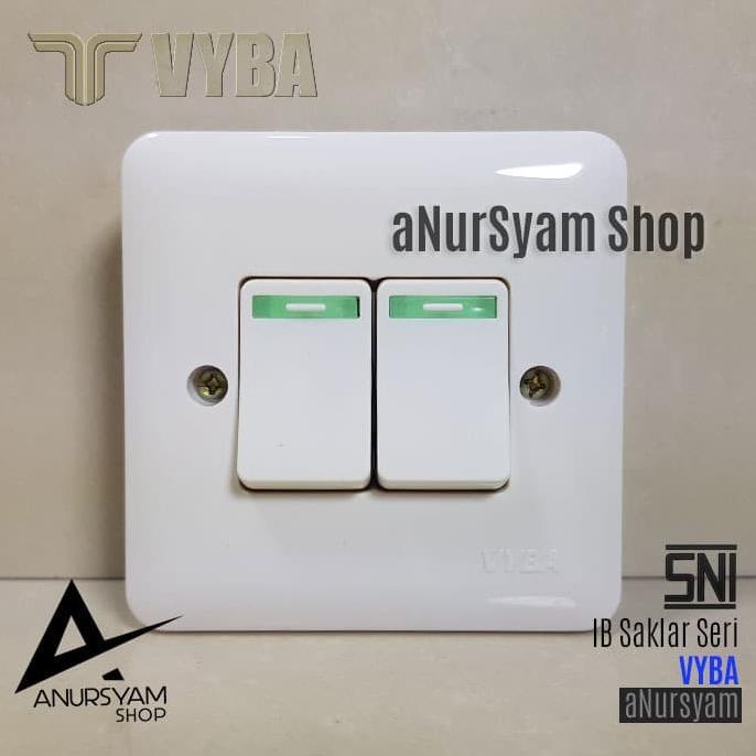 IB Saklar Seri VYBA NCE-622U / IB Saklar Dua Radium VYBA anursy44 Diminati Banget
