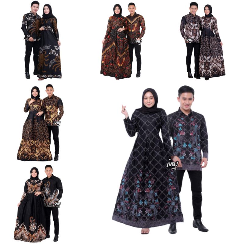 Maura Couple - Sania Ruffle Batik Couple ori Ndoro jowi DNT Garansi Termurah Shopee