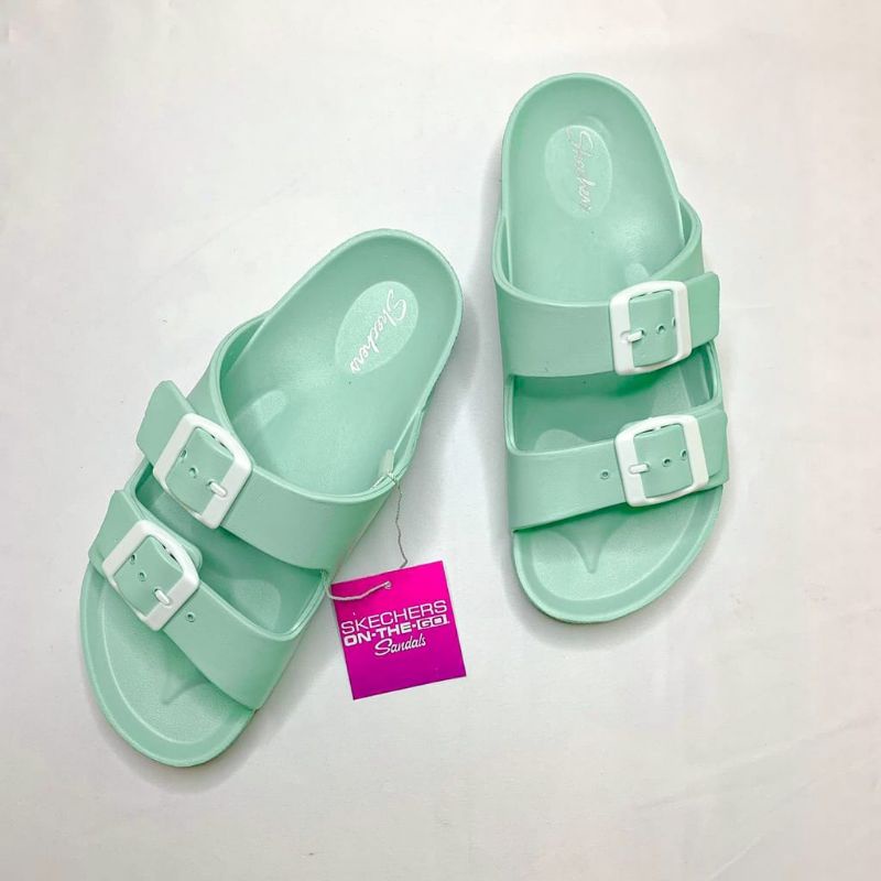 Sandal Wanita Strap Dua Sendal Wanita Skechers