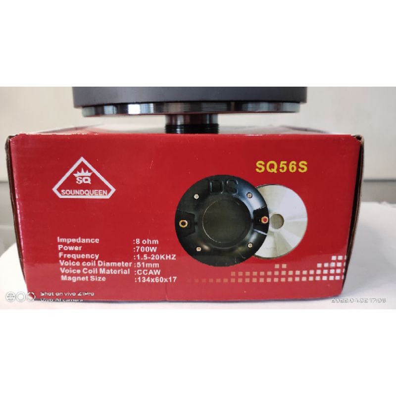 TWEETER SQ 56S DRIVER ORIGINAL HIGH TERBAIK 700 WATT DRAT 2 INCH TWETER SQ 56 S SQ56S