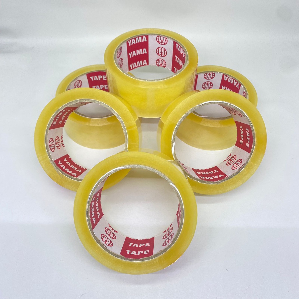 Lakban Bening Premium Yama Tape per roll ukuran 45mm × 90 yard