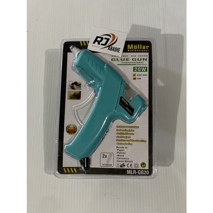 Alat Lem Tembak Lilin Bakar / Glue Gun Mollar 20W 80W - 40 Watt