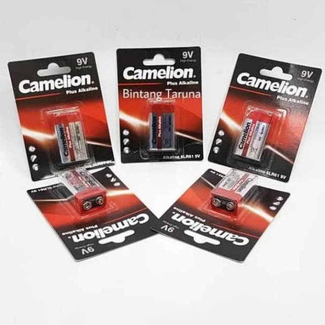 Baterai Kotak Camelion Plus Alkaline 9V Battery Camelion 9V 6LR61