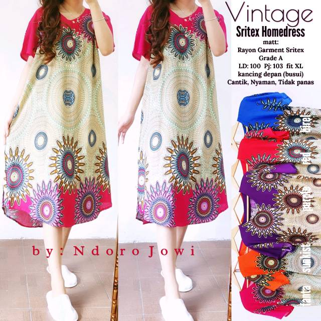 Daster Vintage By Ndoro Jowi