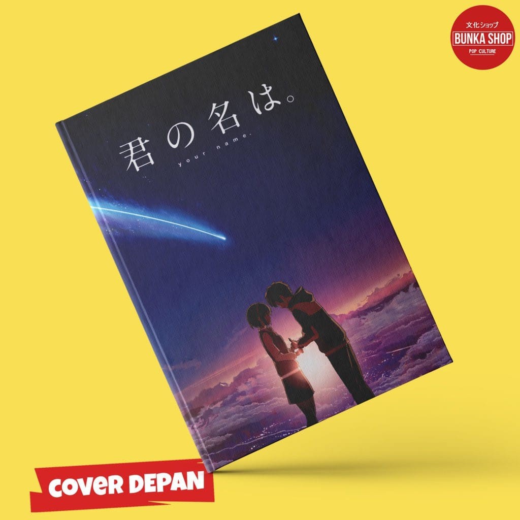 

Pocket Note Anime Kimi no Nawa B Hardcover A6 Jurnal Agenda Planner Gift Couple