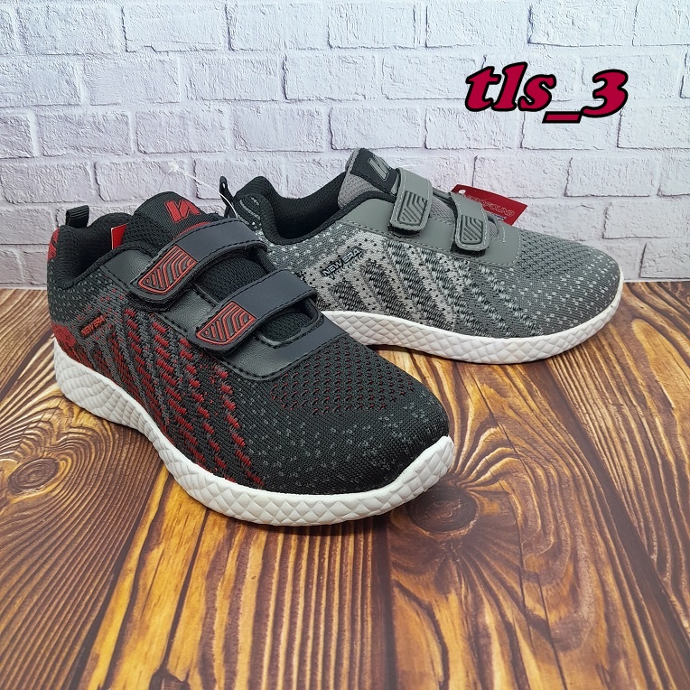 Sepatu Cowok New Era Gideon Velcro 31-34 Sneaker Anak Laki