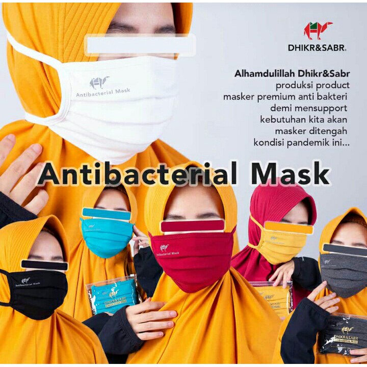 Promo Gratis 1 Original Masker Kain Dhikr Anti Bakteri Model Tali Shopee Indonesia