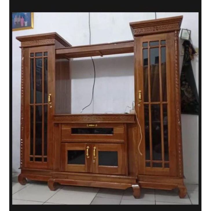 bufet tv avanza jati berkualitas