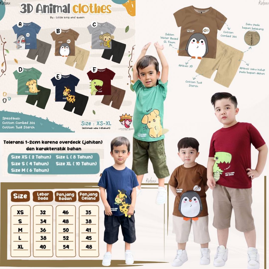 3D Animal Clothes by Little King Queen