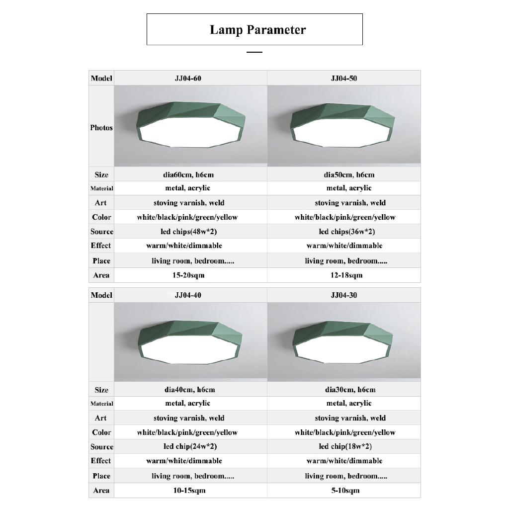 Lampu Plafon LED Desain Geometri Nordic Geometri Bahan Lampu Plafon LED Desain Geometri Nordic Geometri Bahan