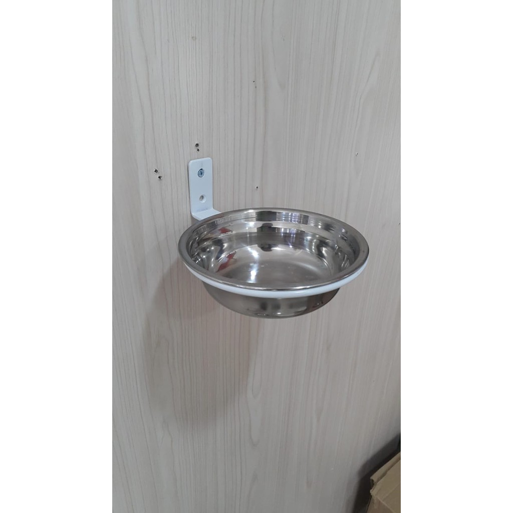 GANTUNGAN POT D.12 CM HANGER TEMPAT MAKAN ANJING KUCING BURUNG DINDING ANDDISPLAY