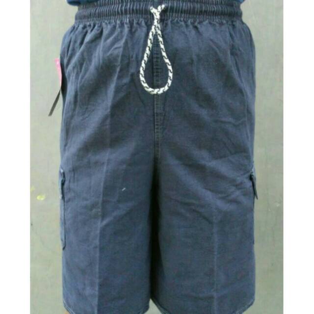 Celana Kolor Jeans Pendek Polos (Ukur Besar)