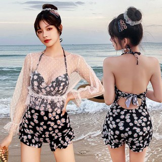 Baju Renang Cewe Korea Pakaian Pantai Wanita Bikini Swimsuit