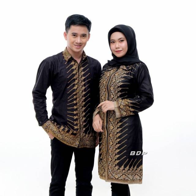 COUPLE TUNIK BATIK ZIPPER